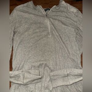 Ralph Lauren Gray Quarter-Zip Sweater